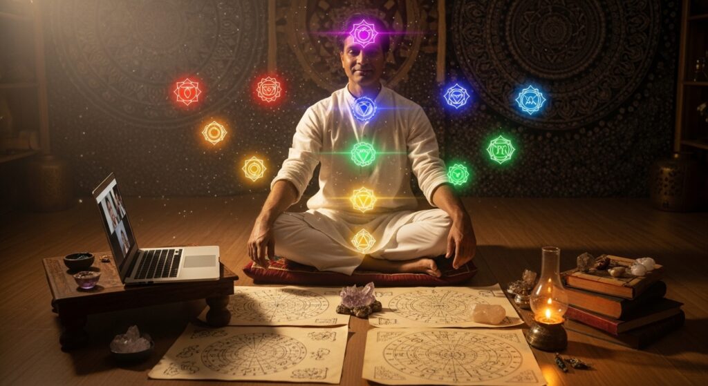 Online Chakra Healing Astrologer