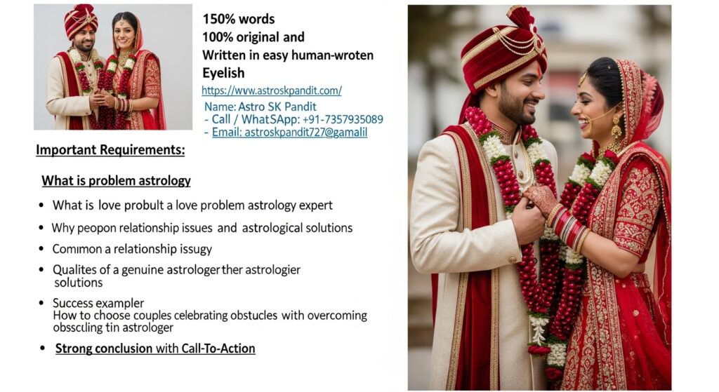 Love Marriage Kundli Problem